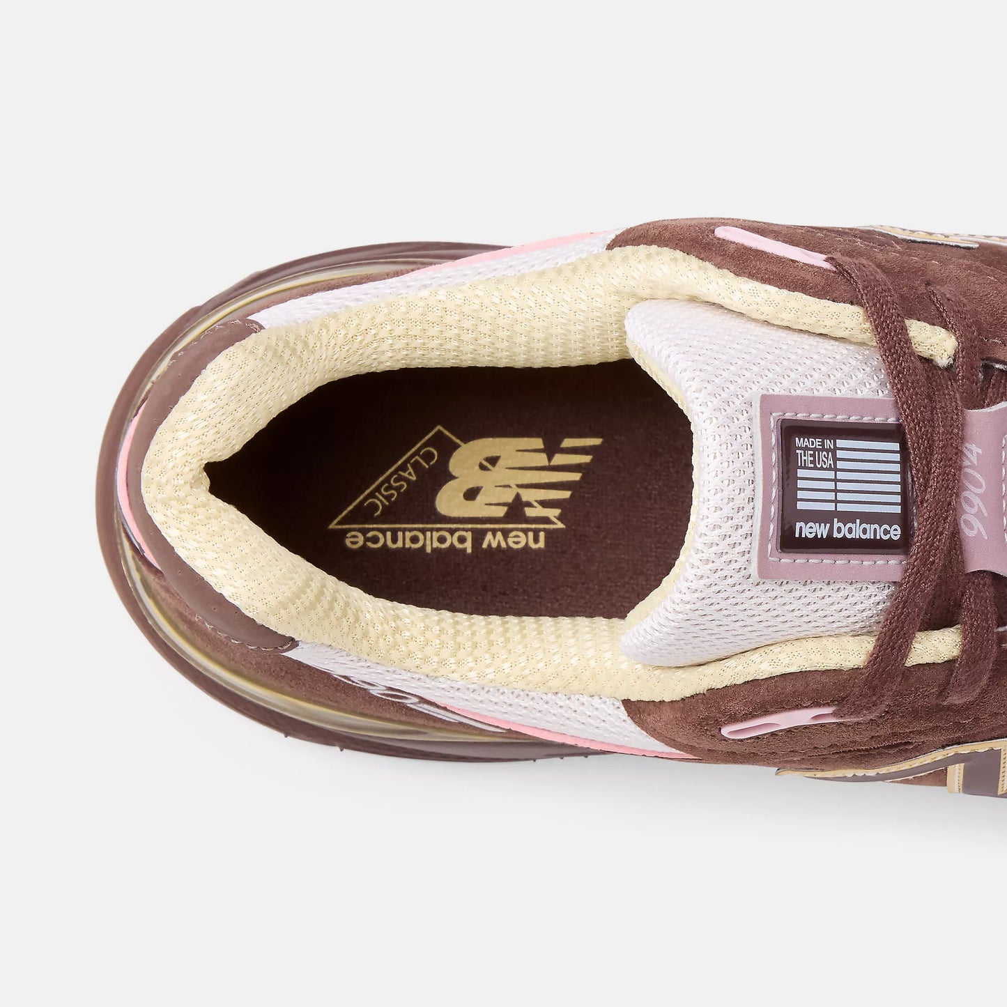 New Balance Mens 990V4 Miusa Pumpernickel Pink Chalk