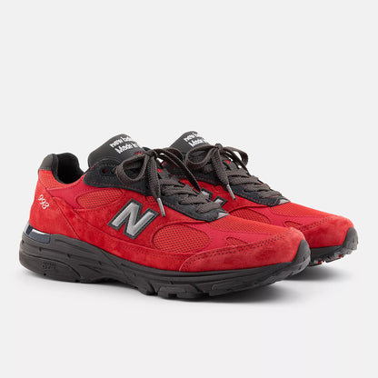 New Balance Mens 993 Miusa 'Red Black'