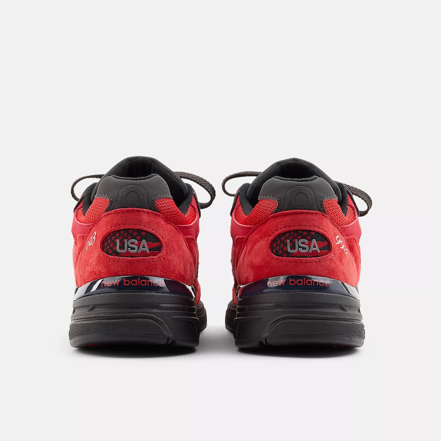 New Balance Mens 993 Miusa 'Red Black'