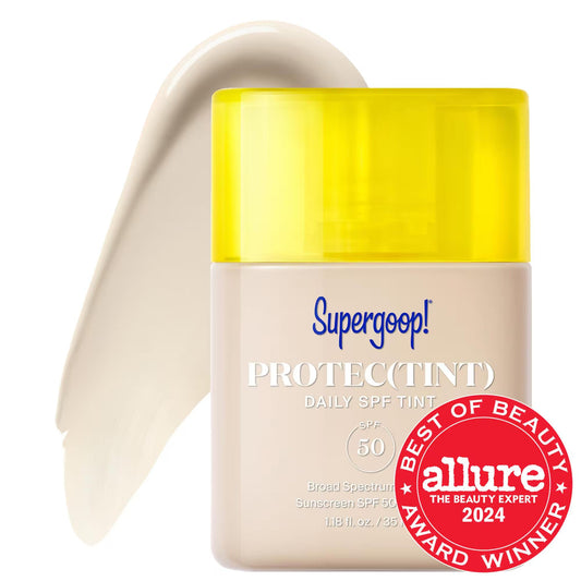 Protec(tint) Daily SPF Tint SPF 50 Tinted Sunscreen with Ectoin - Lightweight, Buildable Coverage, Natural Finish
