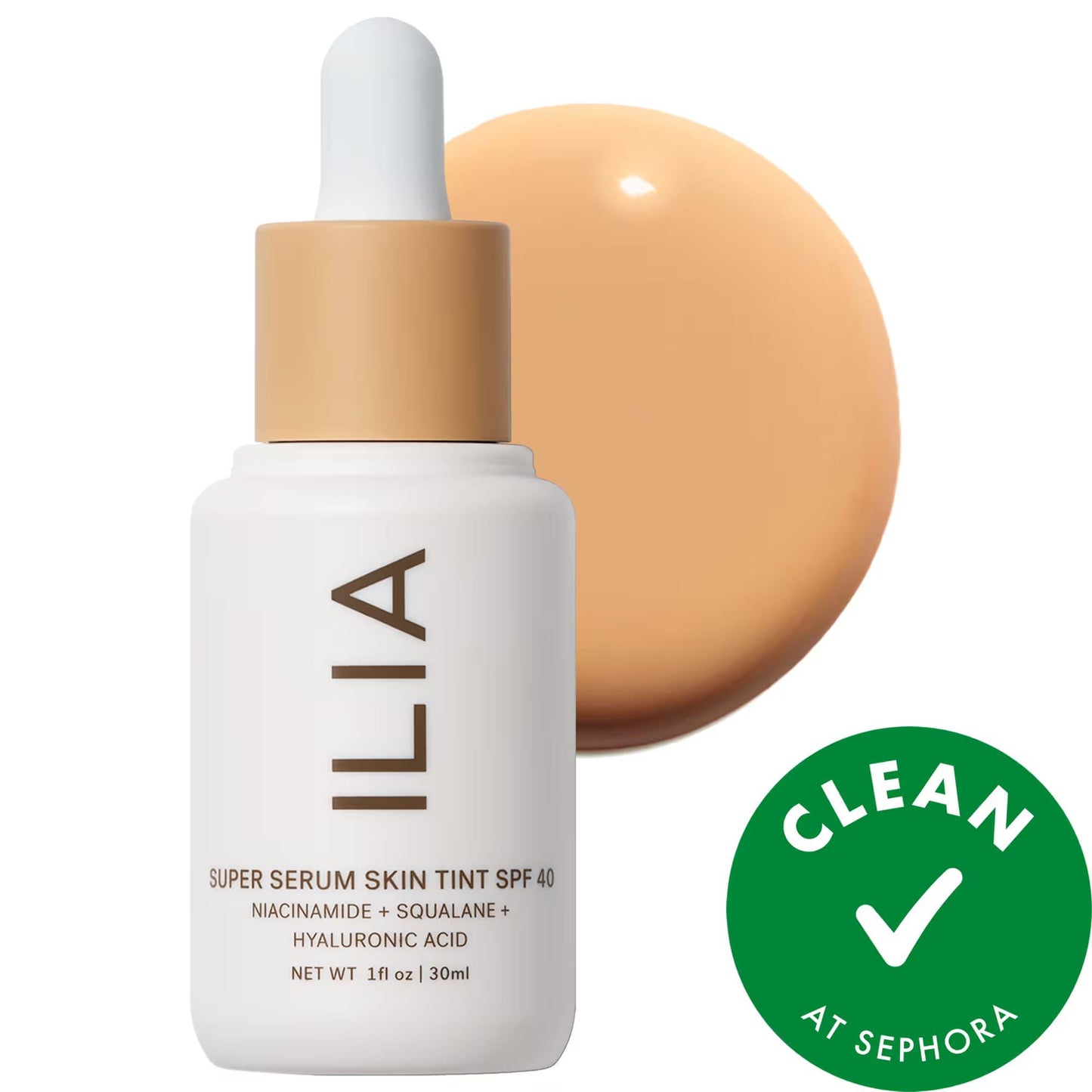 Super Serum Skin Tint SPF 40: Vegan Skincare Foundation for Dewy Coverage, Mineral Sunscreen, Hyaluronic Acid & Niacinamide - Cruelty-Free Beauty