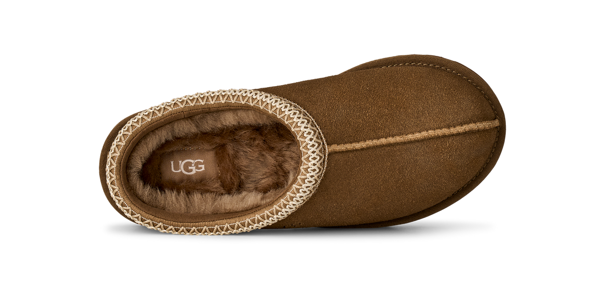 UGG Tasman II Womens Clogs — Light Bronze Suede