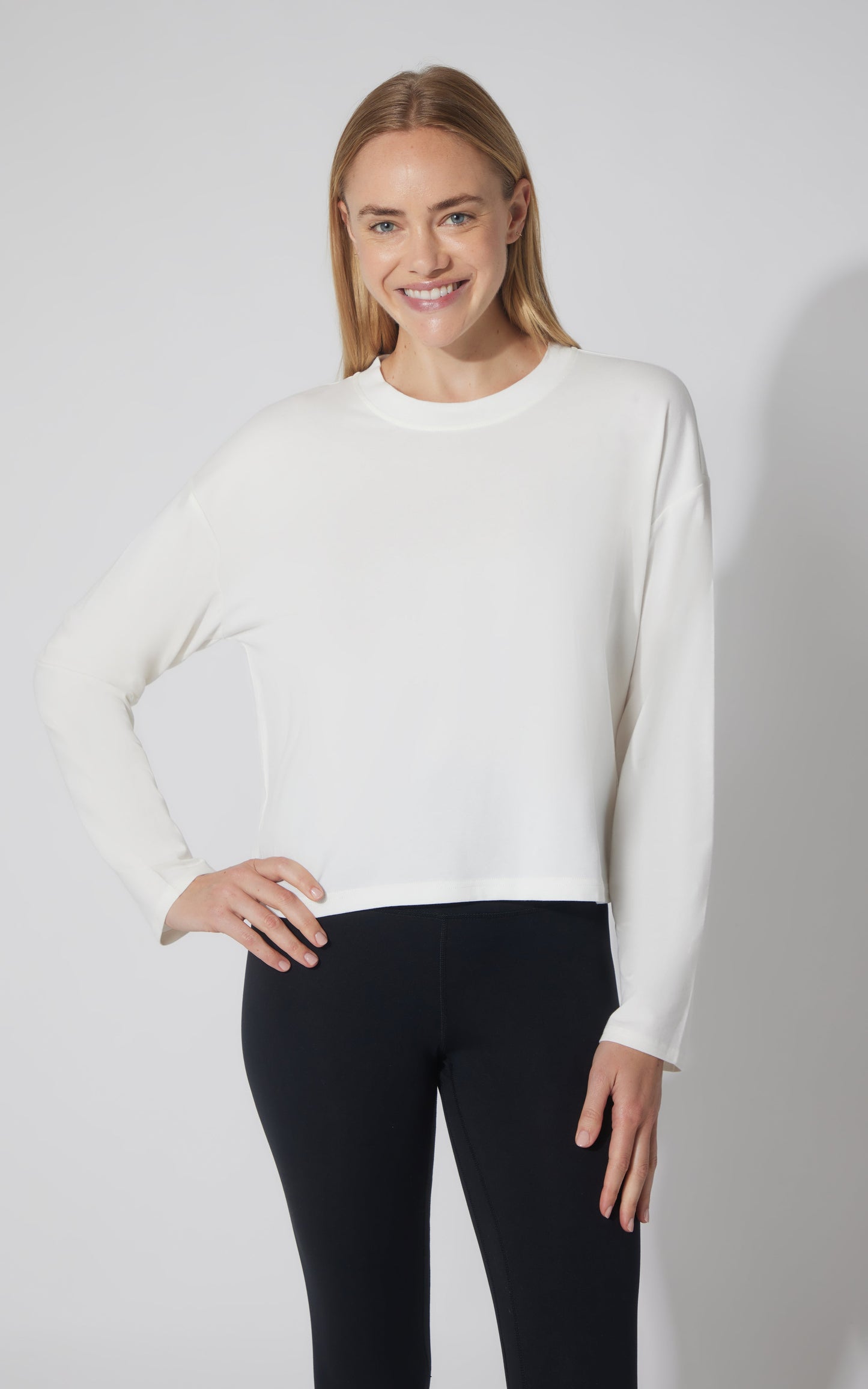 2 PK Cotton Deluxe Boxy Long Sleeve Top - Our Earthy Story