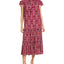 RED IKAT PRINT