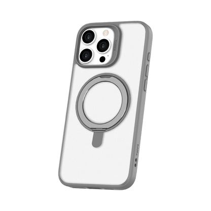 Lbt Tuff8 Mag Glide360 Rugged 8 Foot Military Drop-Tested Case with Rotatable Stand Compatible with Iphone 16 Pro Gray