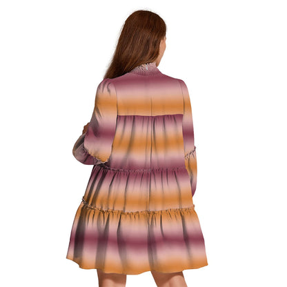 Orange & Dark Pink-