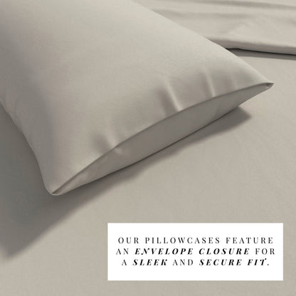 Patina Vie Maison Pre-Washed Microfiber Ultra-Soft Solid Bed Sheet Set