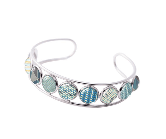 Blue / Silver-