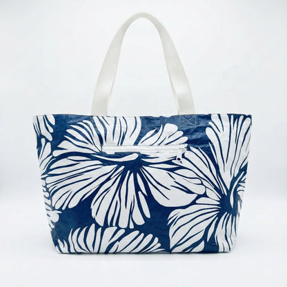 NVY WHIT HIBISCUS-