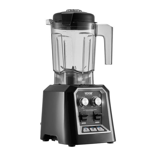 VEVOR 68 oz 1400W Blender for Smoothies Food Processing Blender for Kitchen - Black