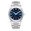Silver Tone Blue