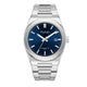 Silver Tone Blue