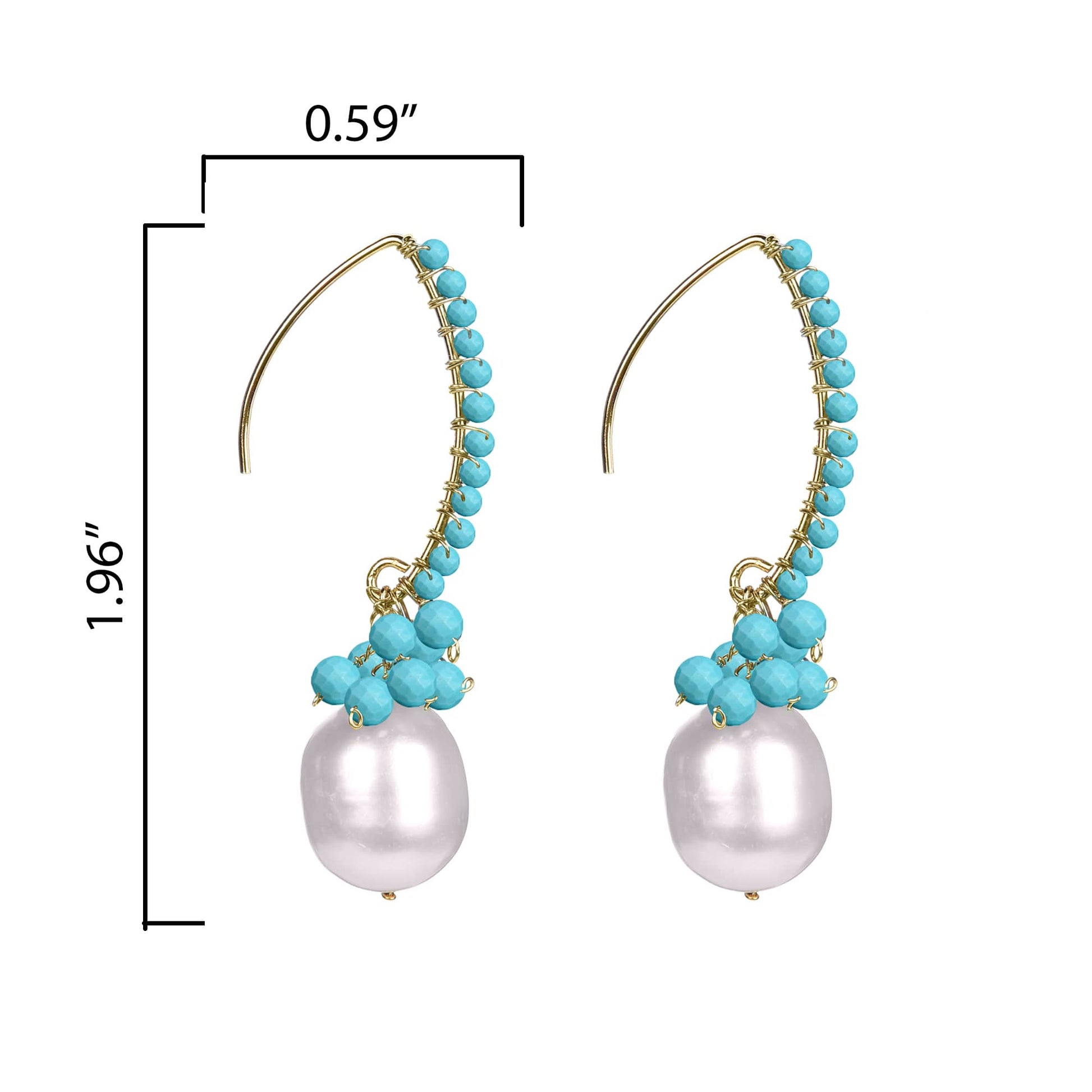 Blue, White-