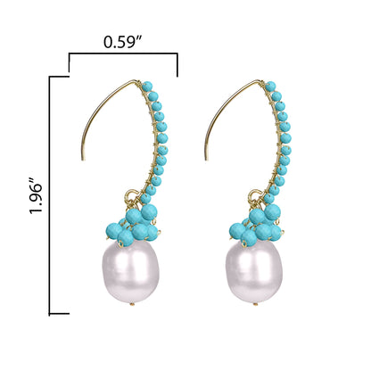 Blue, White-