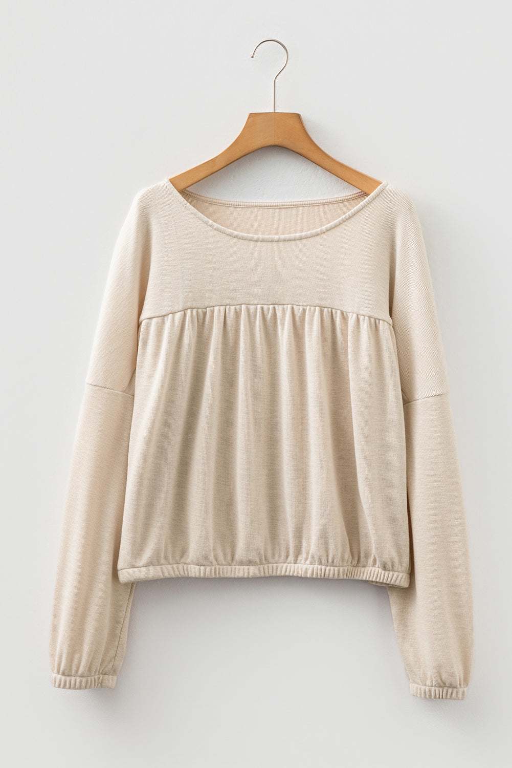 Veda Sleeve Knit Top Long Sleeve Top - Jet Stream / L - 12/14