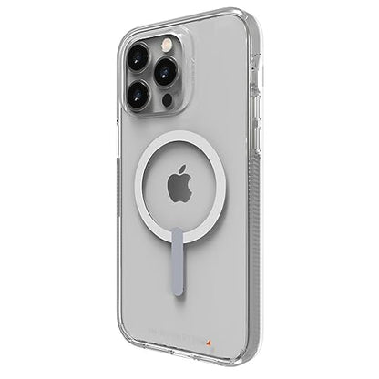 Zagg Gear4 Crystal Palace Snap Case - Clear Iphone Case, D30 Drop Protection (13ft/4m), Anti-Yellowing Properties, Edge-To-Edge Protection, Magsafe Compatible Iphone 14 Pro Max Case