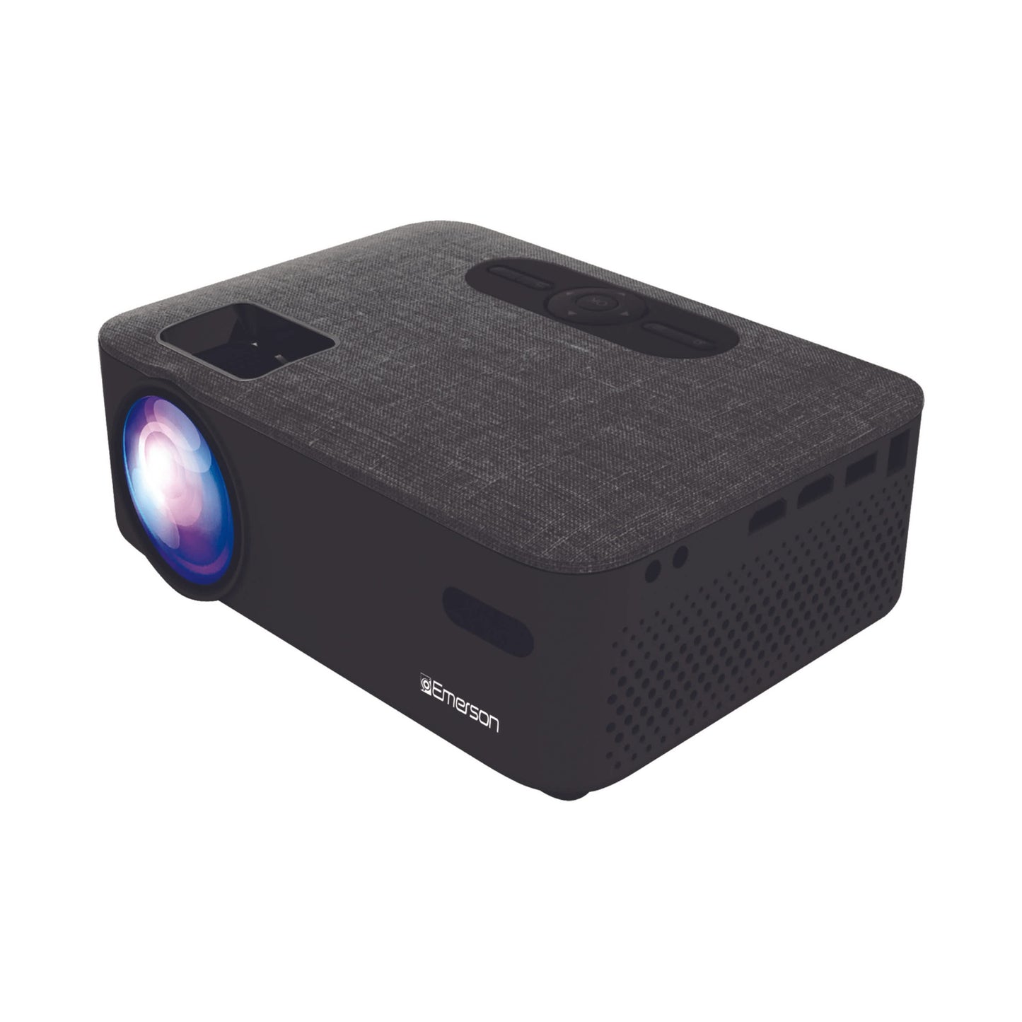 Emerson Portable Projector with Portable Screen and Carry Case - Black