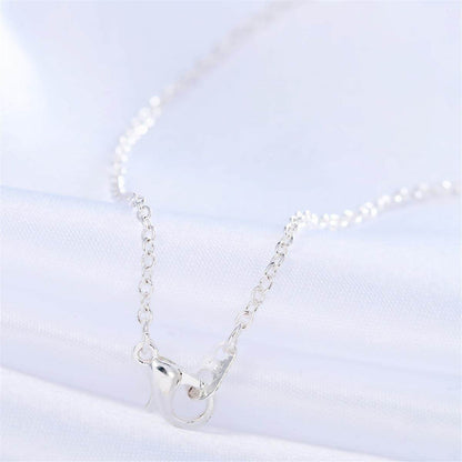Silvertone Horse Pendant Necklace