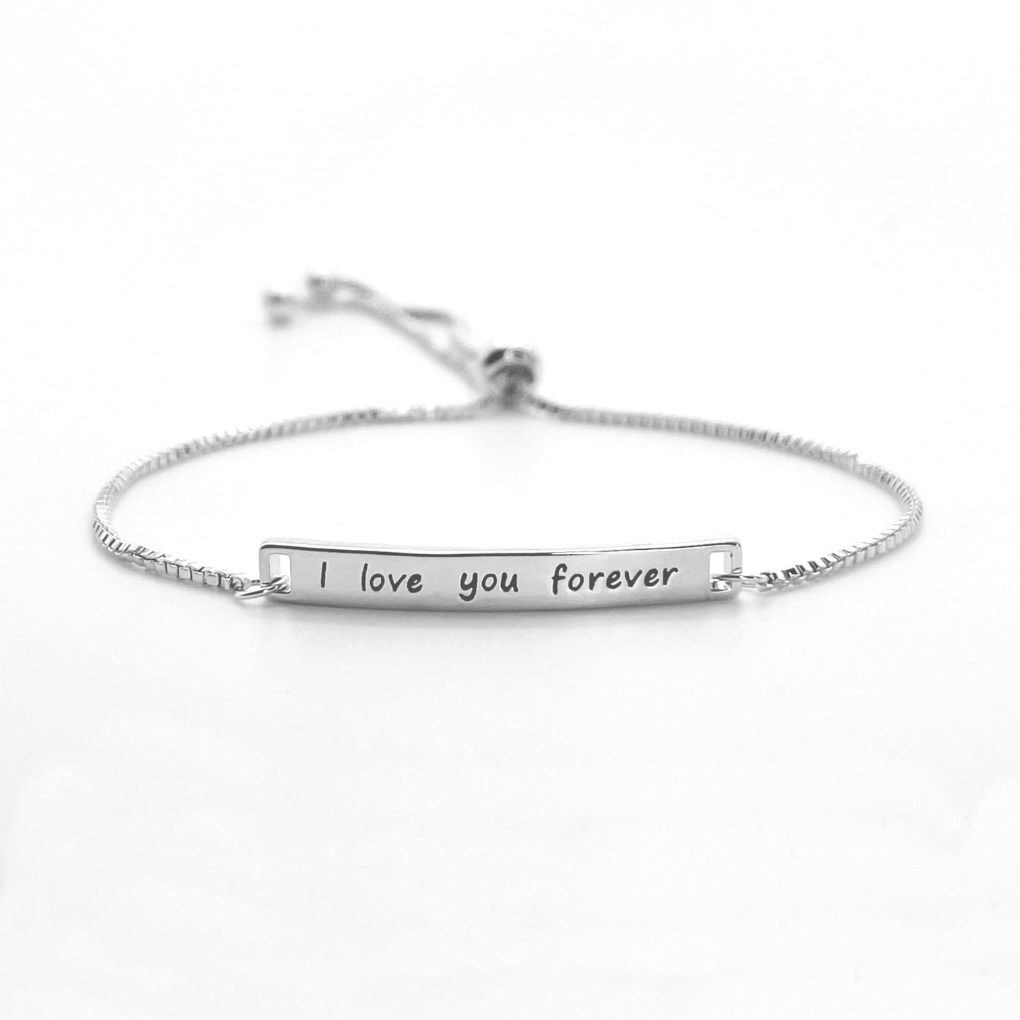 I Love You Forever Adjustable Bracelet