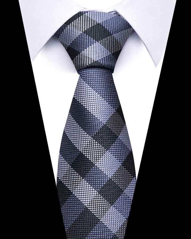 Slate Grey & Charcoal Checkered-