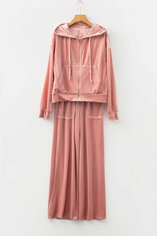 Threaded Pear Milana and Wide Leg Pants Set