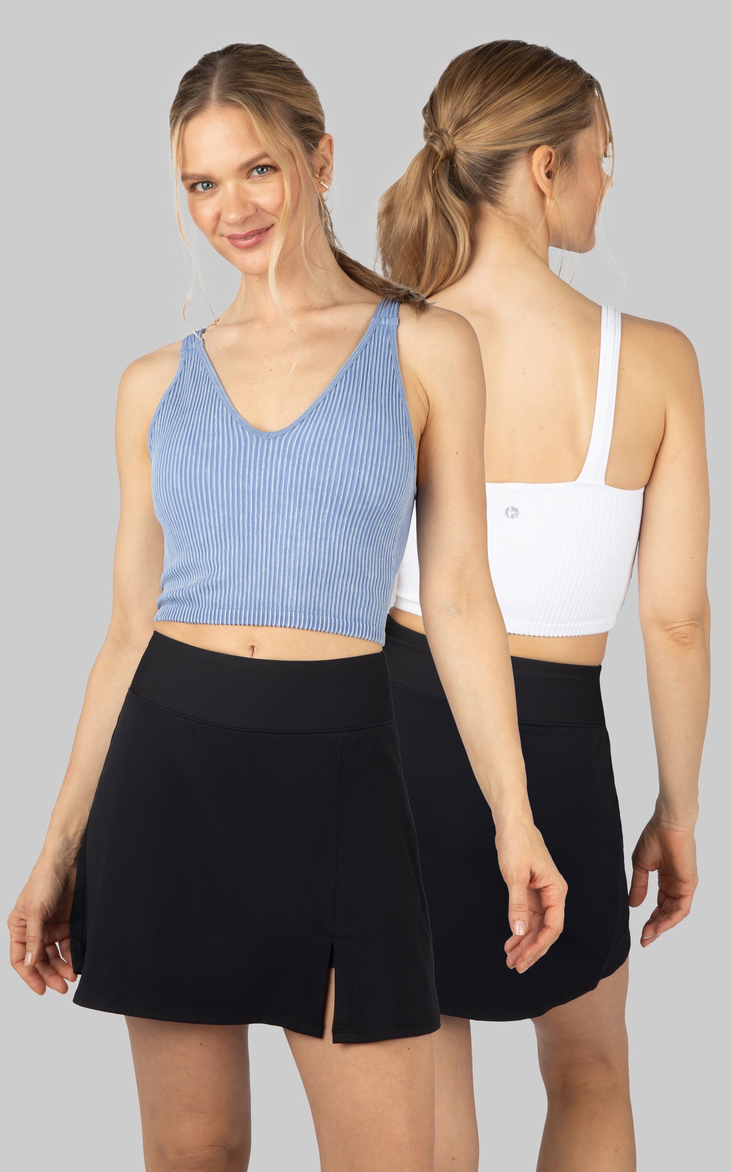 2 PK Stone Wash V-Neck Tank - Our Stone Story
