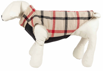 White And Red Plaid-