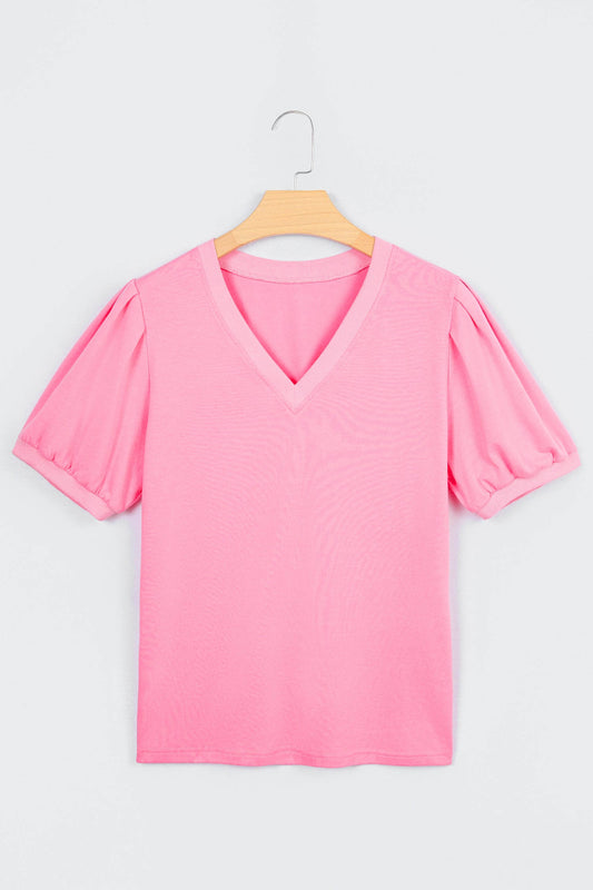Lilah Short Puff Sleeve Blouse