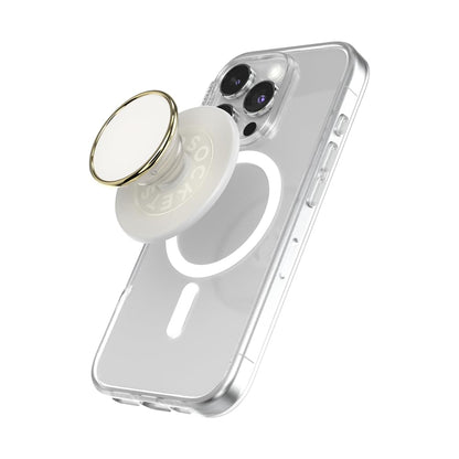 Popsockets Phone Grip for Magsafe, Magnetic Holder, Phone Stand, Enamel - Coconute Creme