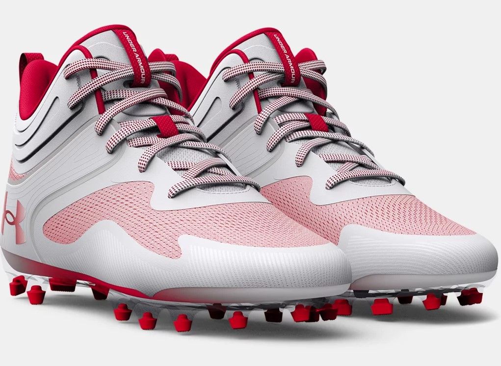 Men's Under Armour Command Mc Mid 'White Red' (No Lid)