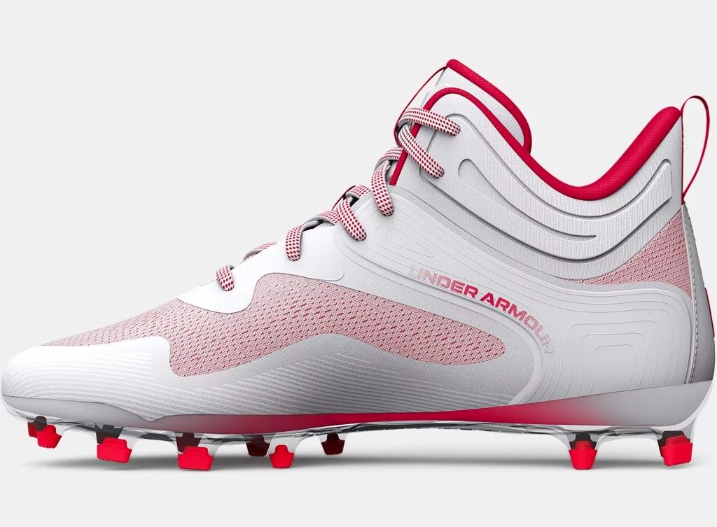 Men's Under Armour Command Mc Mid 'White Red' (No Lid)