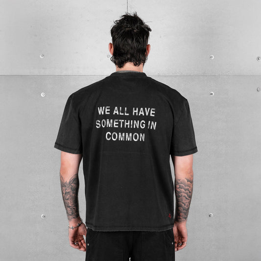 Commons Uniform Washed Black Tee
