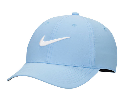 Nike Adult Club Cap Structured Swoosh Hat Aquarius Blue