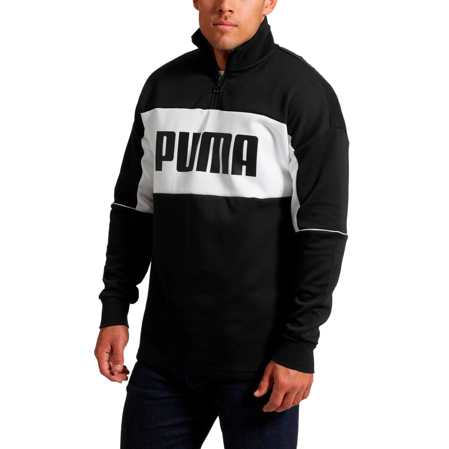 Puma Men's Retro Crew Turtle Rib Neck