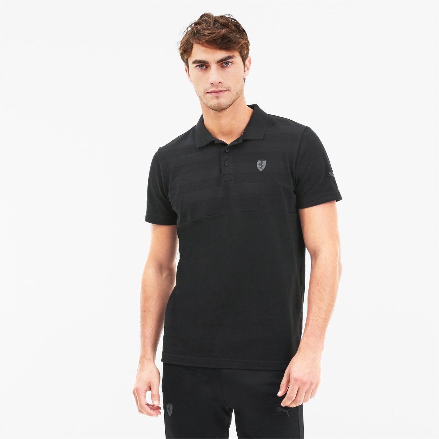 Puma Men's Ferrari Striped Polo Polos