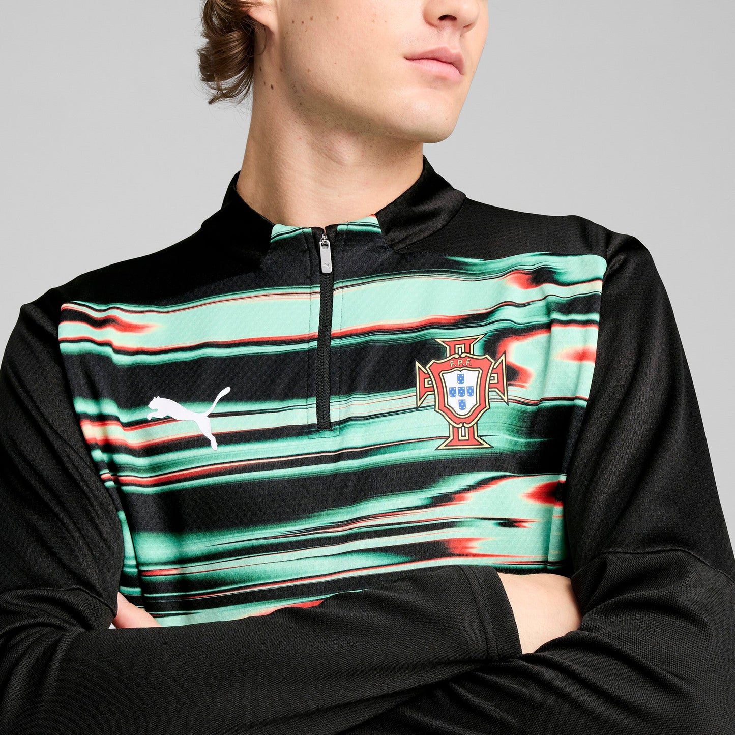 Puma Men's Fpf Prematch 1/4 Ziptop