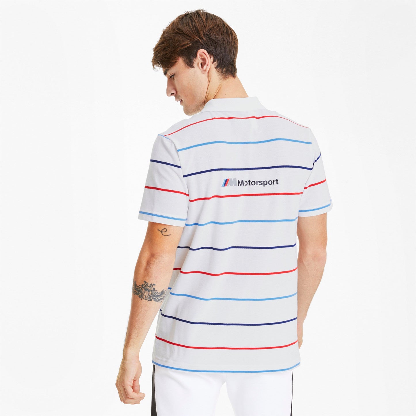 Men's Puma Bmw Motorsport Striped Polo