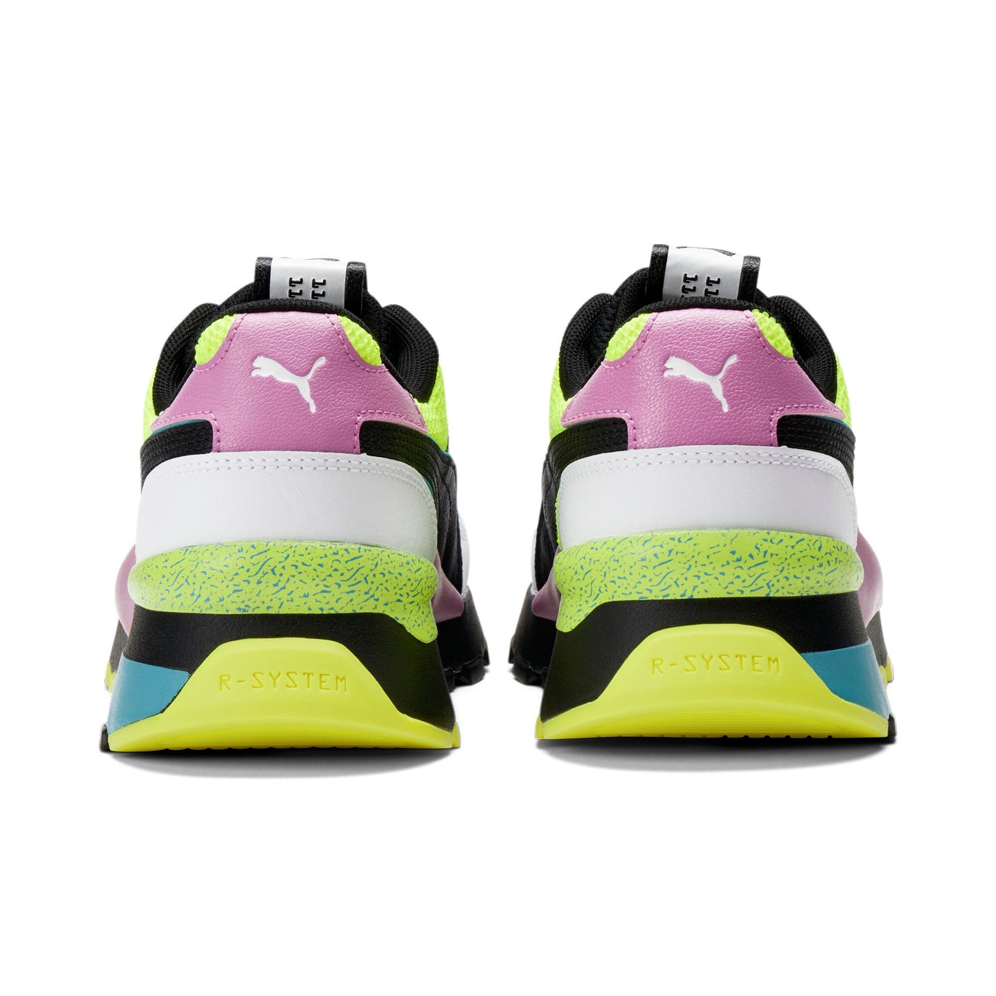 Puma White-Puma Black-Opera Mauve-Yellow Alert-