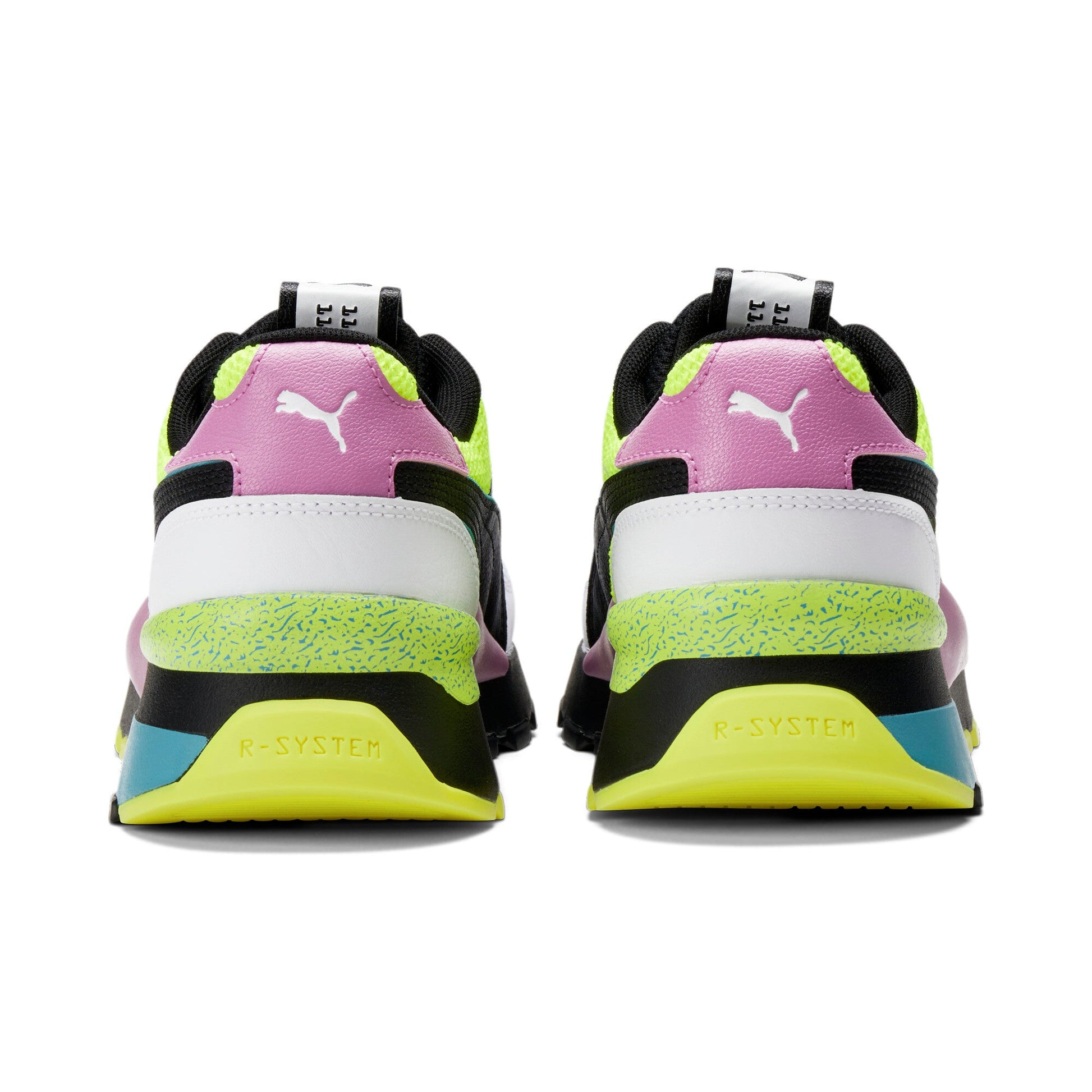 Puma White-Puma Black-Opera Mauve-Yellow Alert-