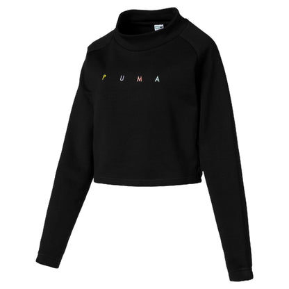 Puma Women's Fierce Cat Cropped Crew