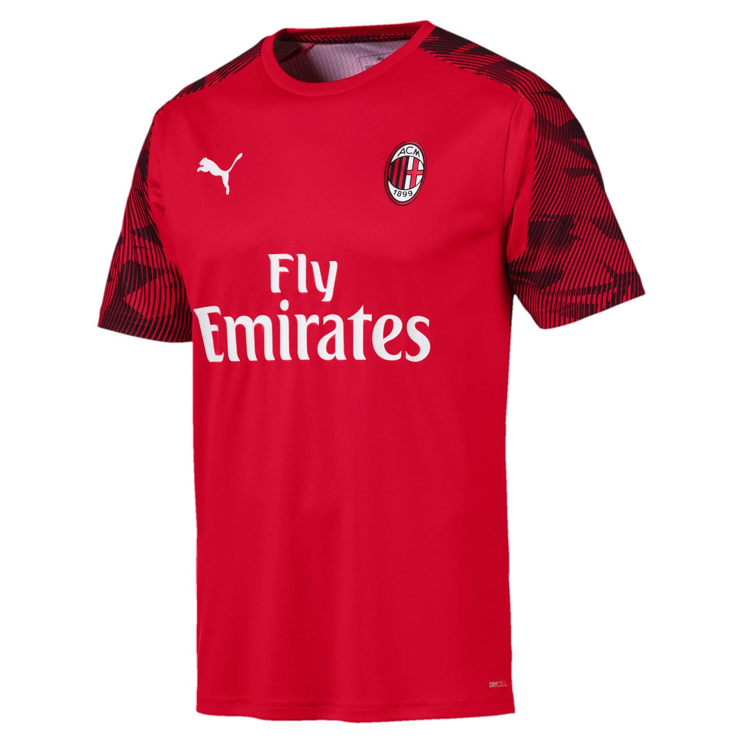 Puma Men's Ac Milan Training Jersey Short Sleeve Jerseys
