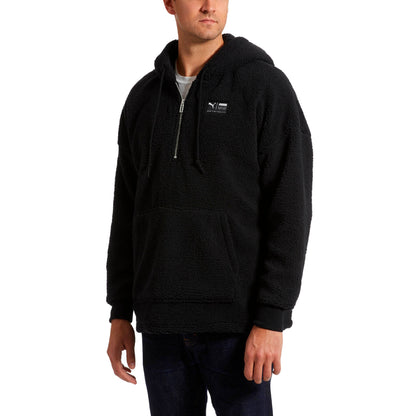 Puma Men's Downtown Sherpa Halfzip Hoodie