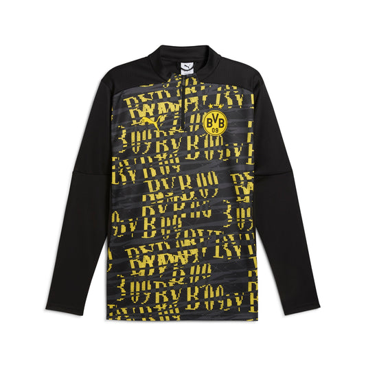 Men's Puma Bvb Prematch 1/4 Zip Top