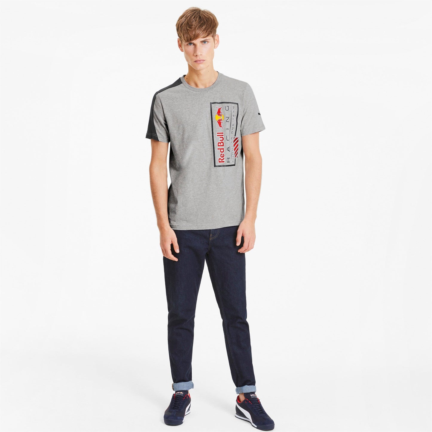 Puma Men's Rbr Red Bull Racing Logo Tee + T-Shirts