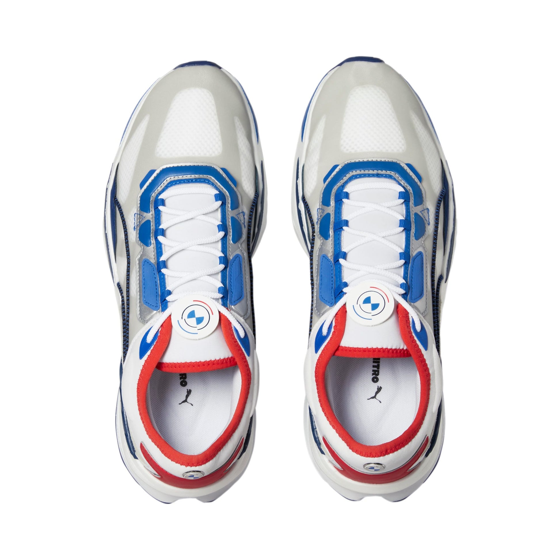 Puma White-Strong Blue-