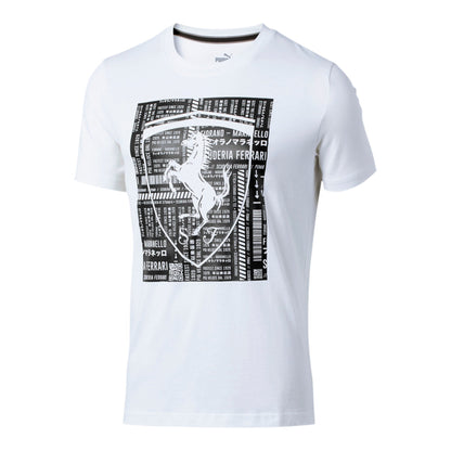 Puma Men's Sf Ferrari Big Shield Tee T-Shirts