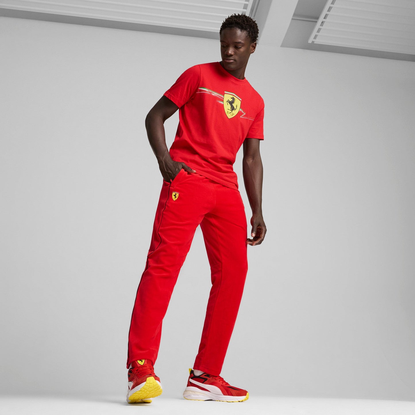 Puma Men's Ferrari Race Big Shield Tee T-Shirts