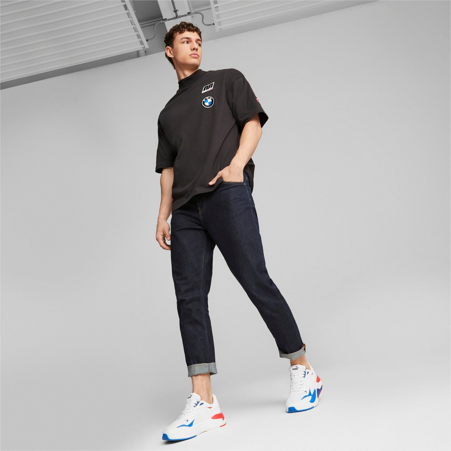 Men's Puma Bmw Motorsport Garage Crew Tee