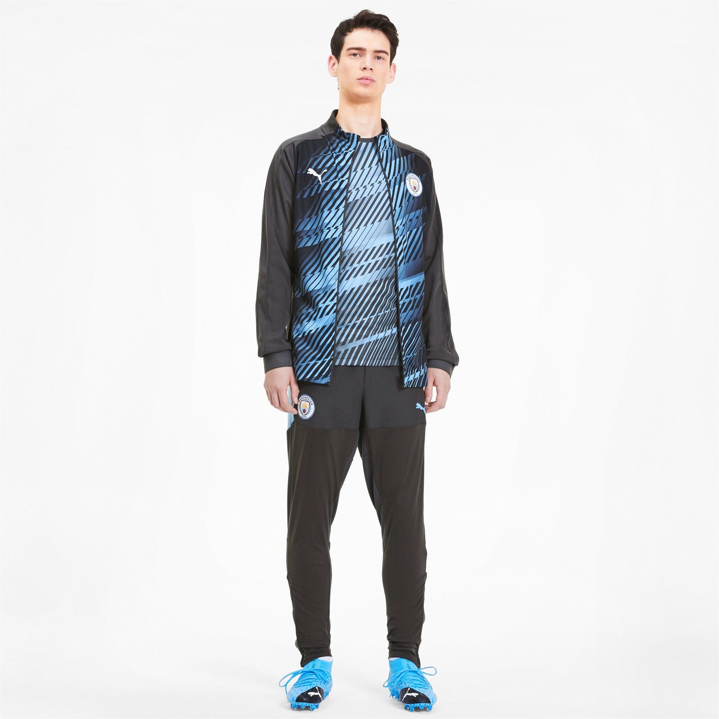 Puma Men's Mcfc Stadium League Jacket Jackets