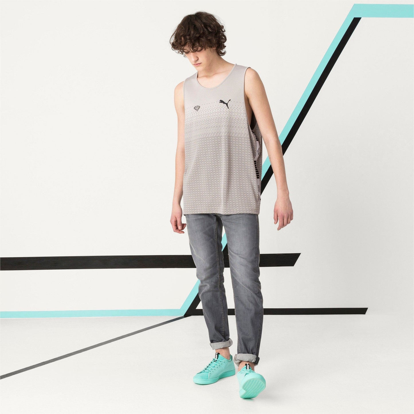Puma Men's X Diamond Tank Tank Tops